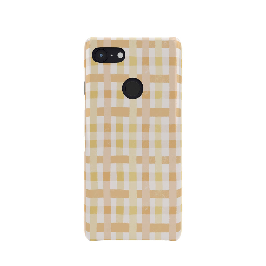 Menina Lisboa Yellow Pink Gingham Phone Case