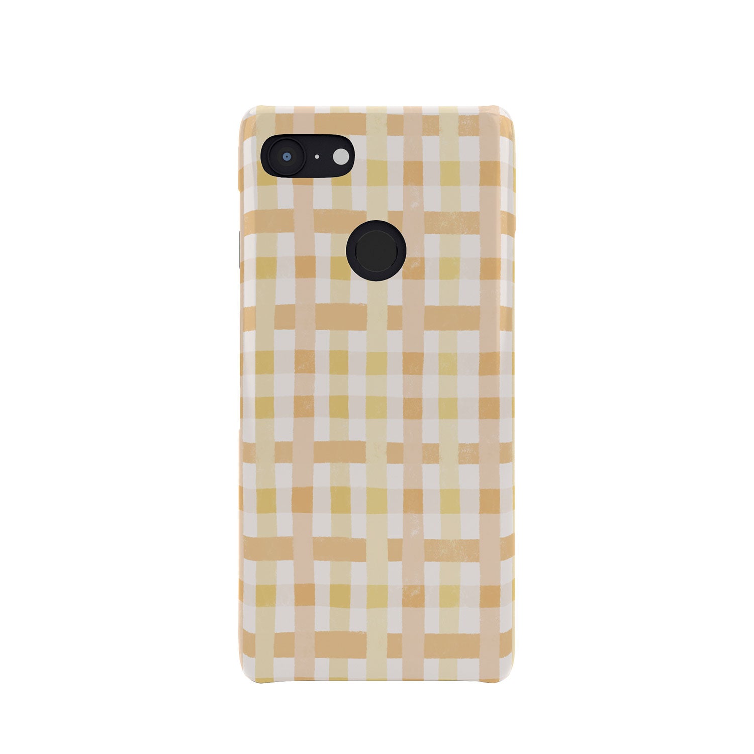 Menina Lisboa Yellow Pink Gingham Phone Case