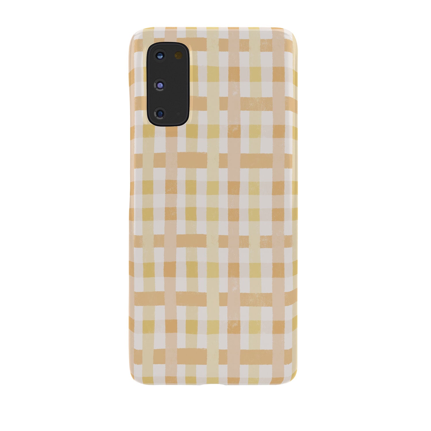 Menina Lisboa Yellow Pink Gingham Phone Case