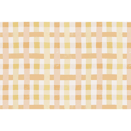 Menina Lisboa Yellow Pink Gingham Wall Mural