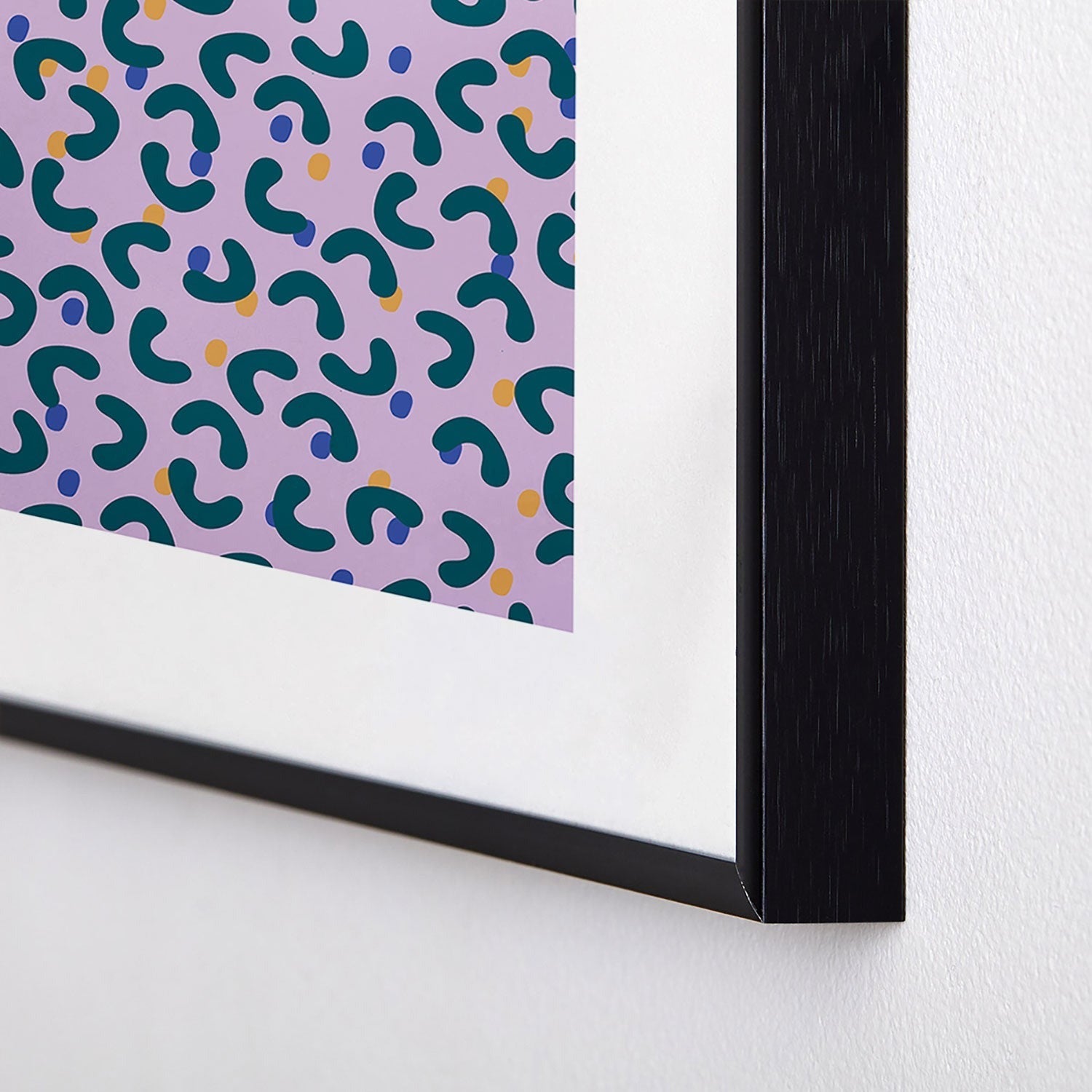 Camilla Foss Pebbles Mix Metal Framed Art Print