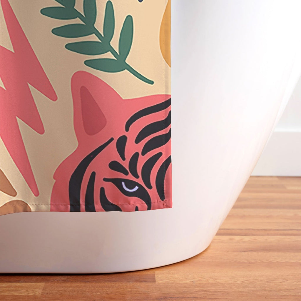 Design by Spark Tigress Queen Bee Shower Curtain