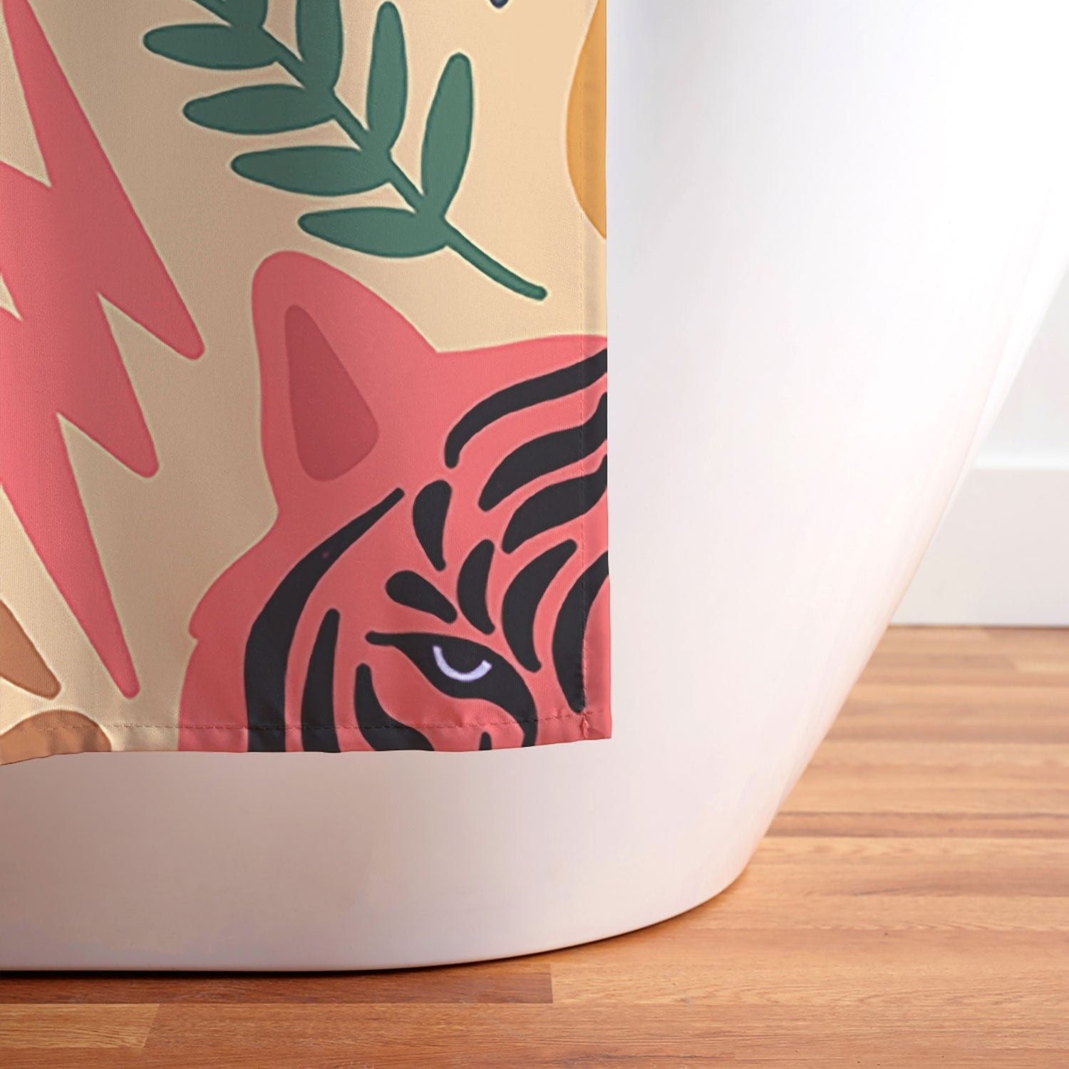 Design by Spark Tigress Queen Bee Shower Curtain