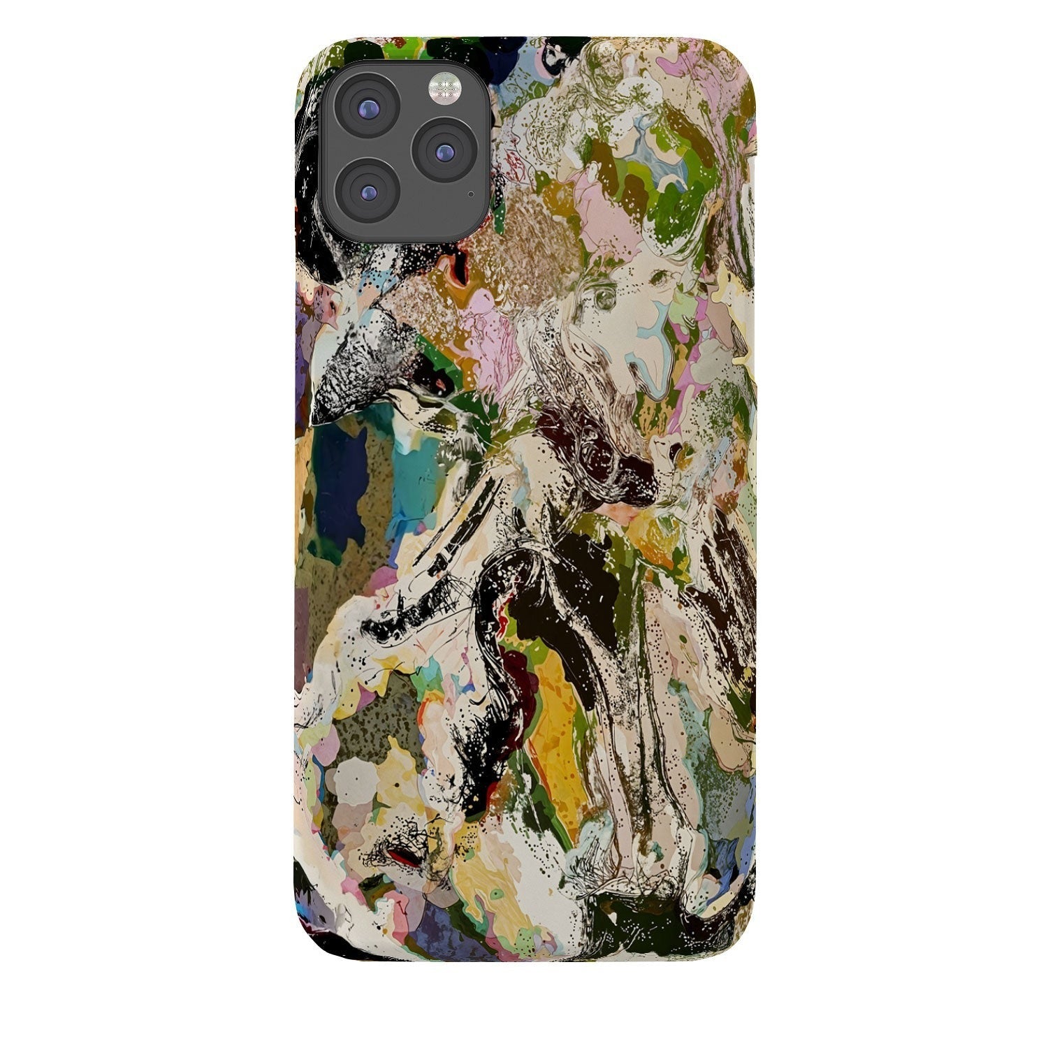 83 Oranges Echoes Beneath the Surface Phone Case