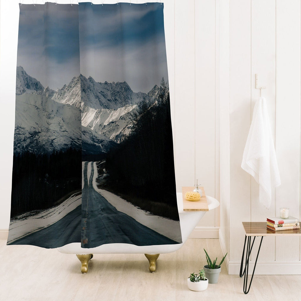 Hannah Kemp Alaska Drive Shower Curtain