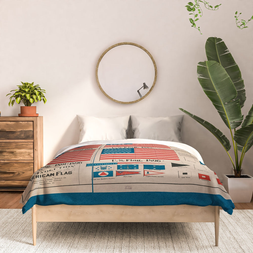DENY Designs Goff s Evolution of the American Flag Comforter