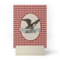 DENY Designs Gingham Eagle Mini Art Print