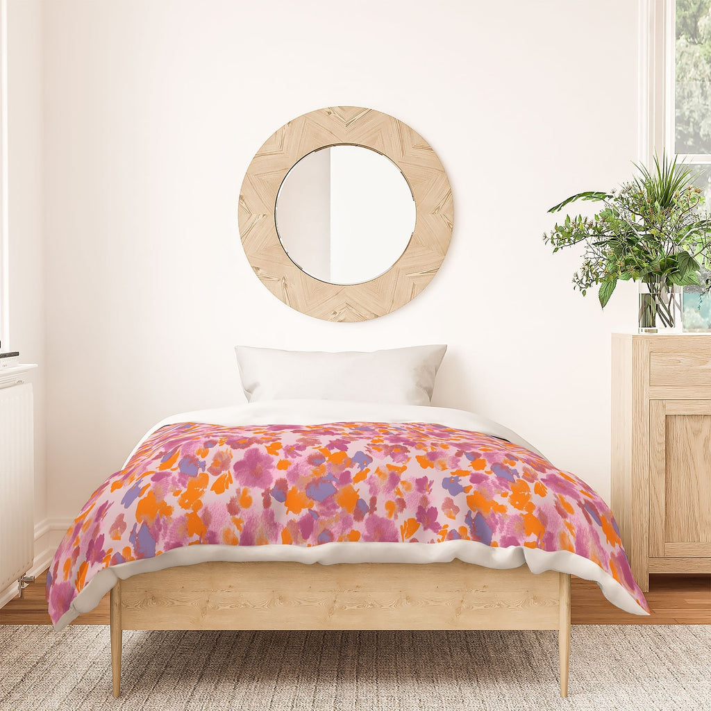 Gabriela Fuente Day Dreaming Watercolor Pink Duvet Cover