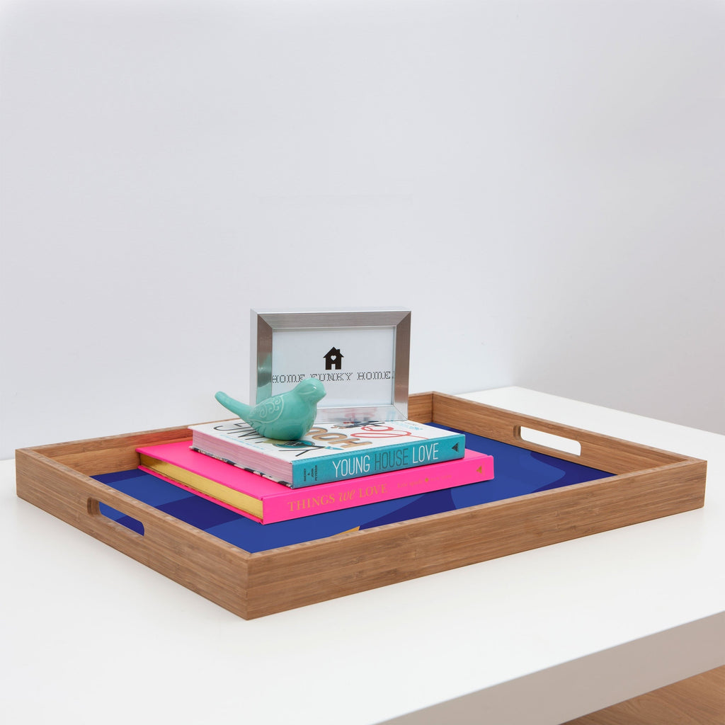 Camilla Foss Pebbles in Stream Rectangular Tray