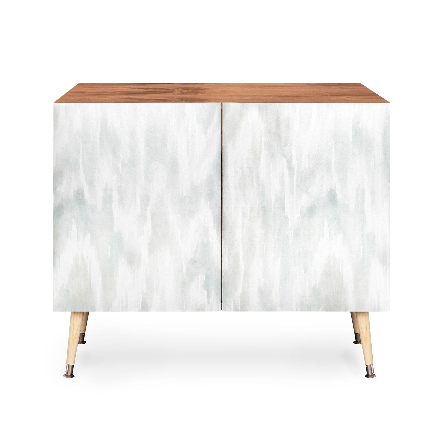 Jacqueline Maldonado Watercolor Wood Grain Credenza