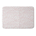 Mieken Petra Designs ditsytoilefloral pink Memory Foam Bath Mat