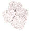 Mieken Petra Designs ditsytoilefloral pink Coaster Set