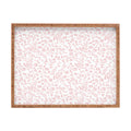 Mieken Petra Designs ditsytoilefloral pink Rectangular Tray