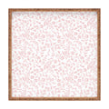 Mieken Petra Designs ditsytoilefloral pink Square Tray