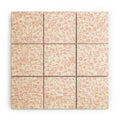 Mieken Petra Designs ditsytoilefloral pink Wood Wall Mural