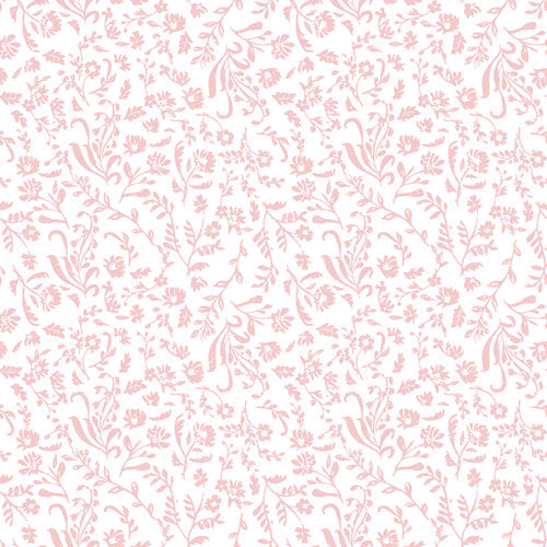 Mieken Petra Designs ditsytoilefloral pink Shower Curtain