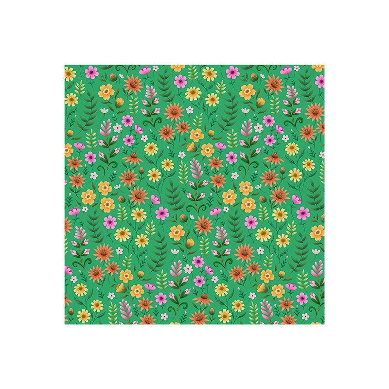 Pimlada Phuapradit Ditsy Spring Floral Green Art Print