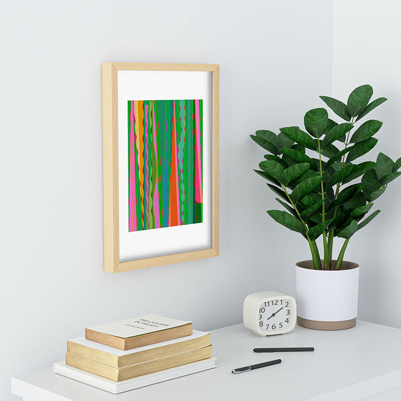 Mirimo Bazaar Brazil Green Recessed Framing Rectangle