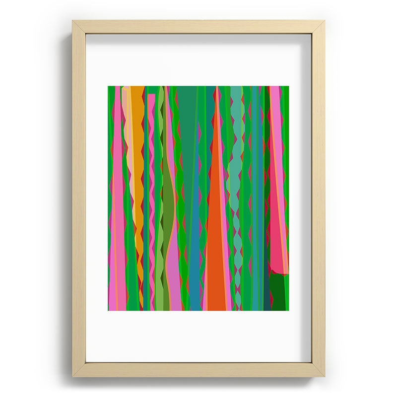 Mirimo Bazaar Brazil Green Recessed Framing Rectangle