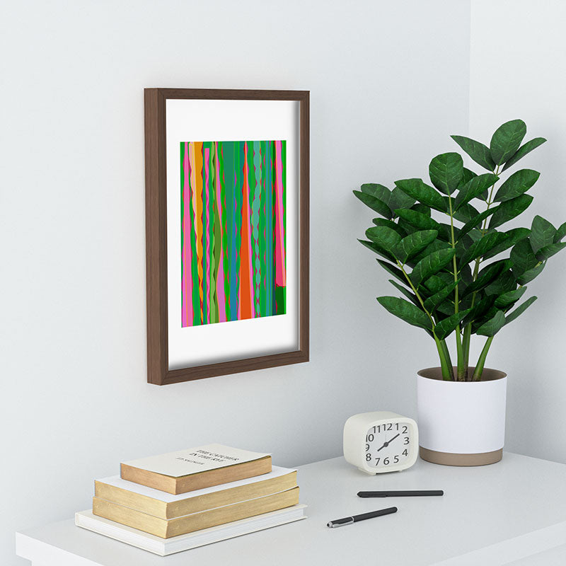Mirimo Bazaar Brazil Green Recessed Framing Rectangle