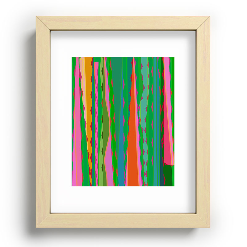 Mirimo Bazaar Brazil Green Recessed Framing Rectangle