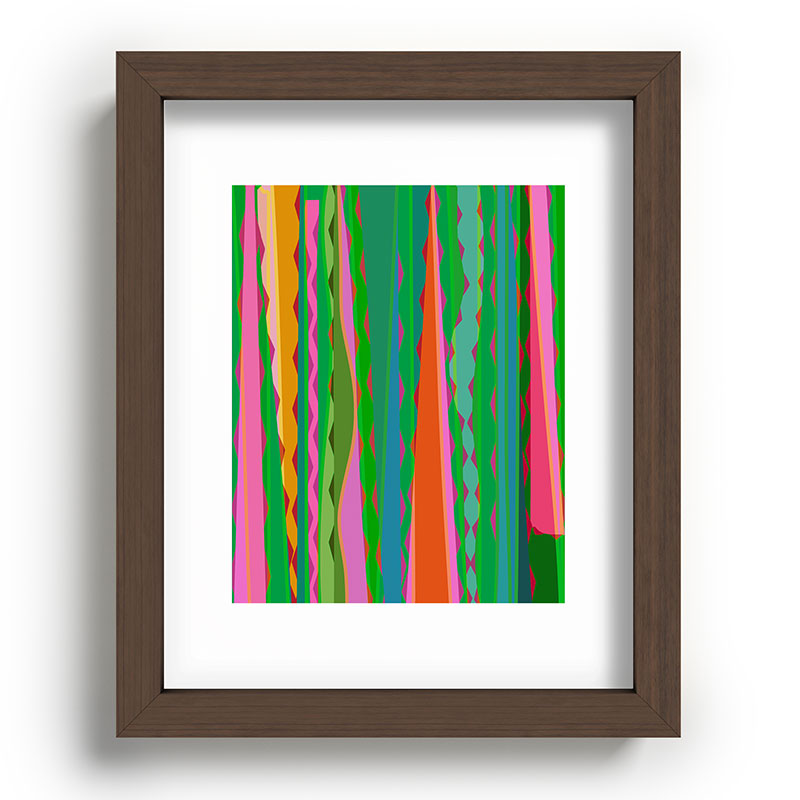 Mirimo Bazaar Brazil Green Recessed Framing Rectangle