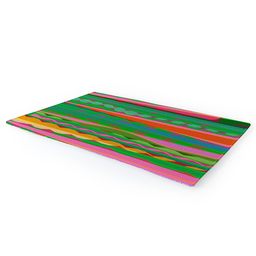 Mirimo Bazaar Brazil Green Area Rug