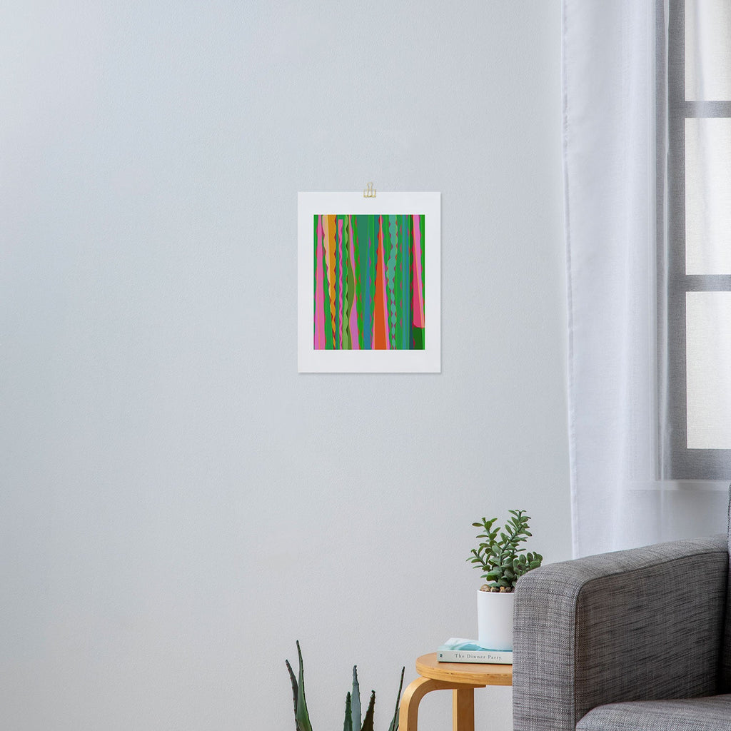 Mirimo Bazaar Brazil Green Art Print