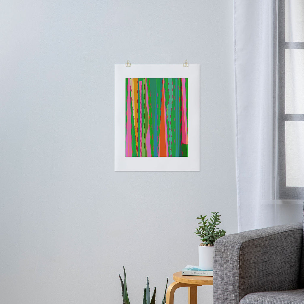 Mirimo Bazaar Brazil Green Art Print