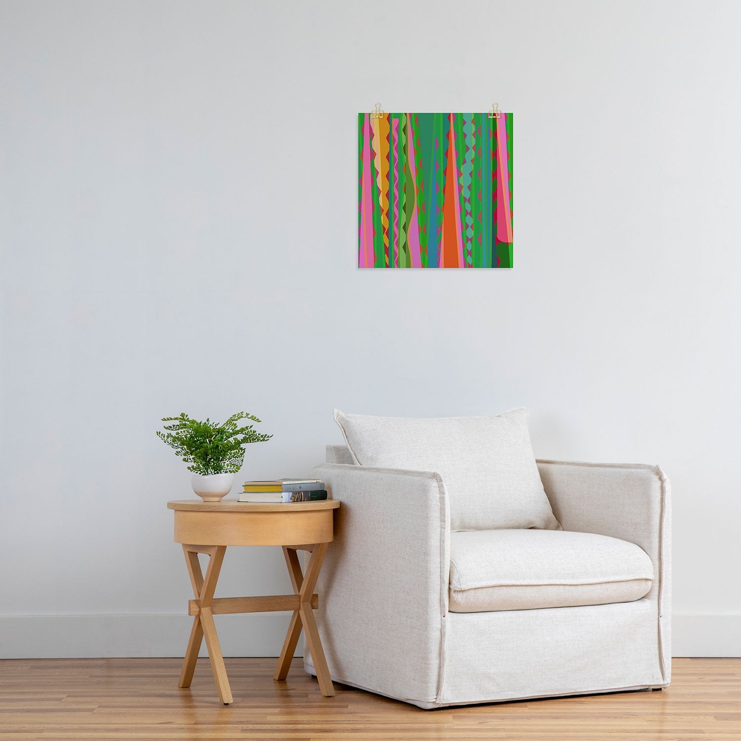 Mirimo Bazaar Brazil Green Art Print