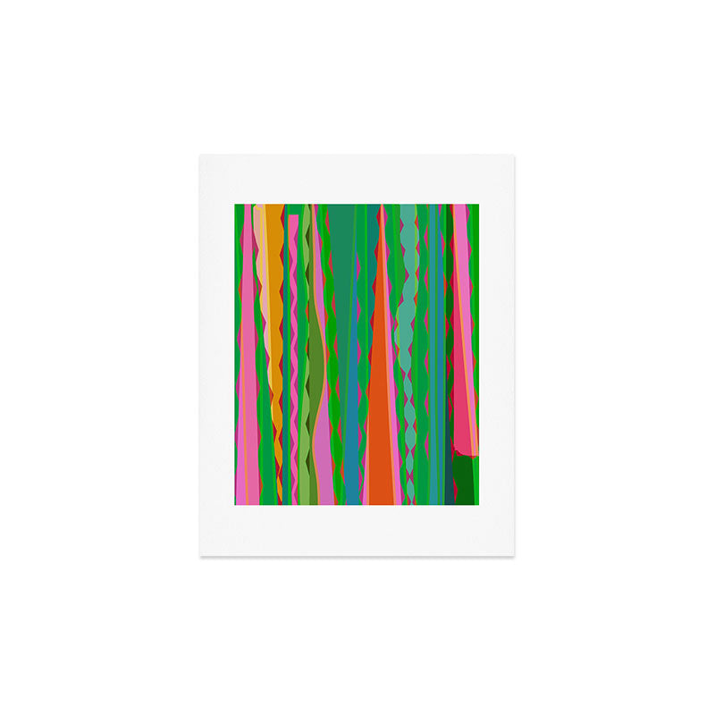 Mirimo Bazaar Brazil Green Art Print