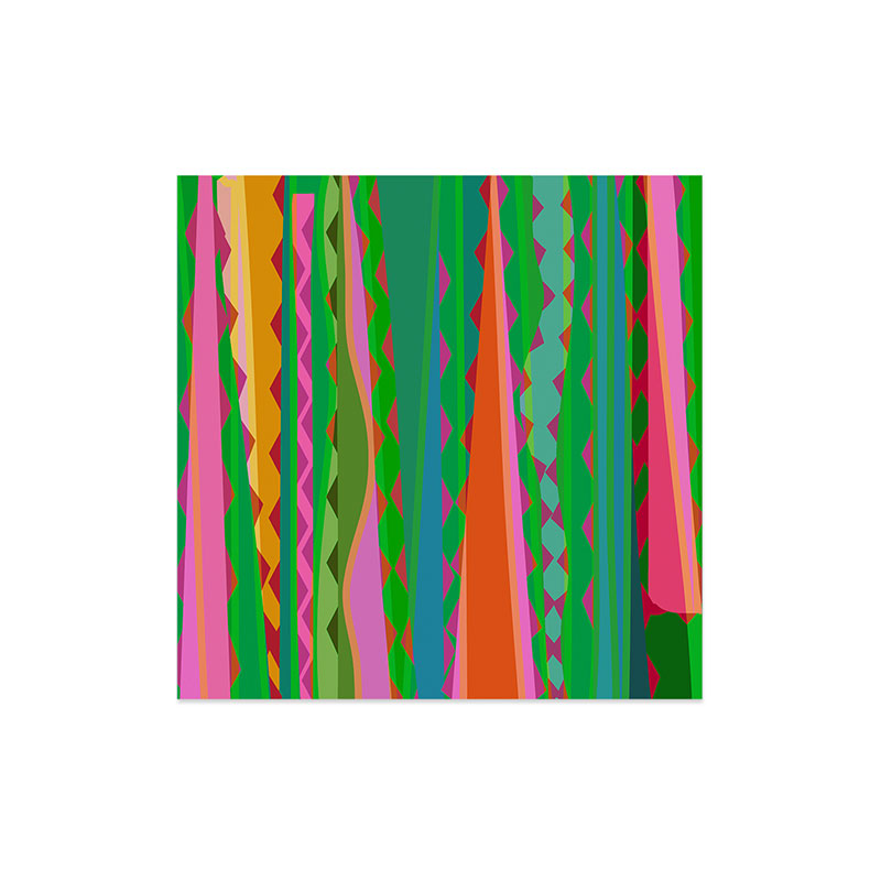 Mirimo Bazaar Brazil Green Art Print