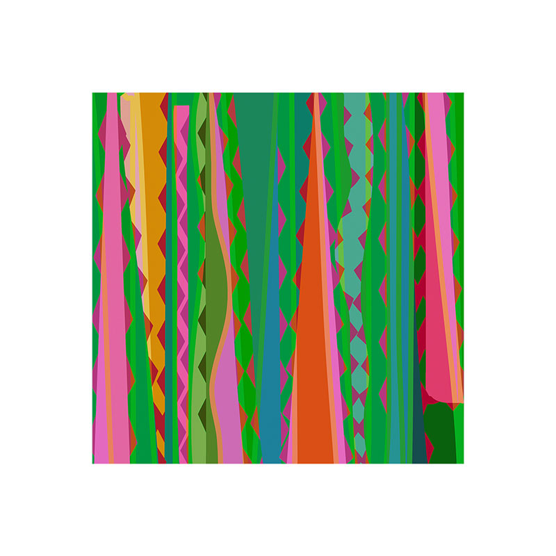 Mirimo Bazaar Brazil Green Art Print