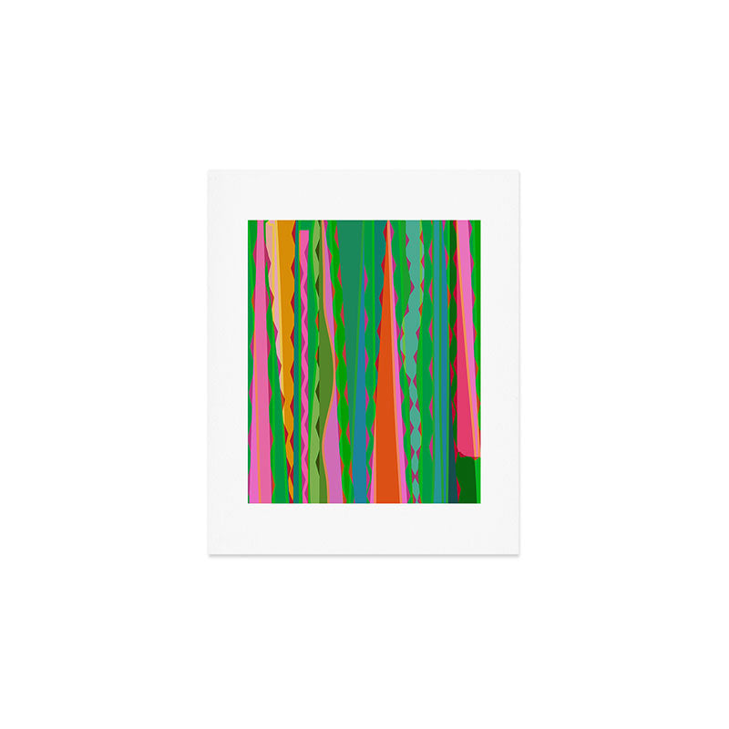 Mirimo Bazaar Brazil Green Art Print