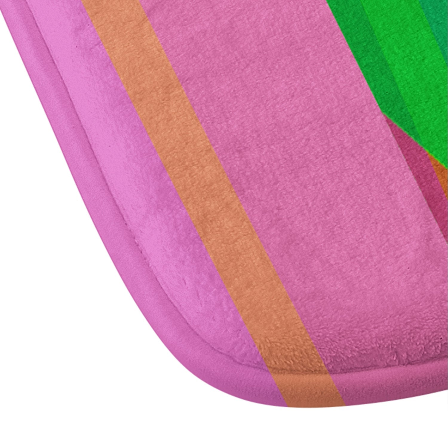 Mirimo Bazaar Brazil Green Memory Foam Bath Mat