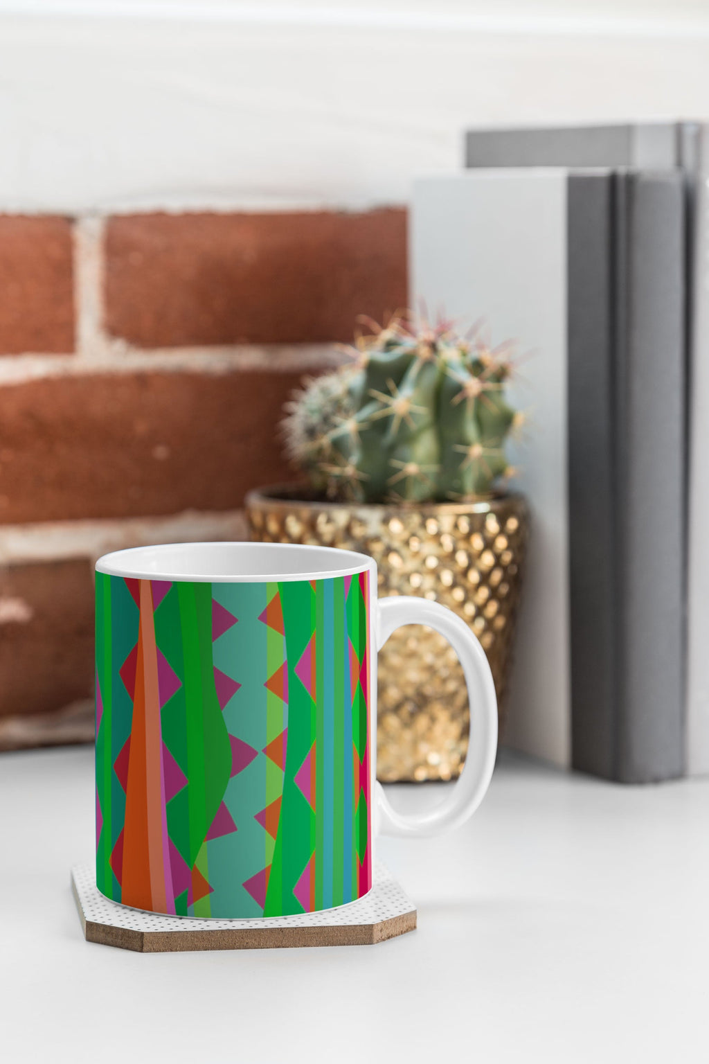 Mirimo Bazaar Brazil Green Coffee Mug