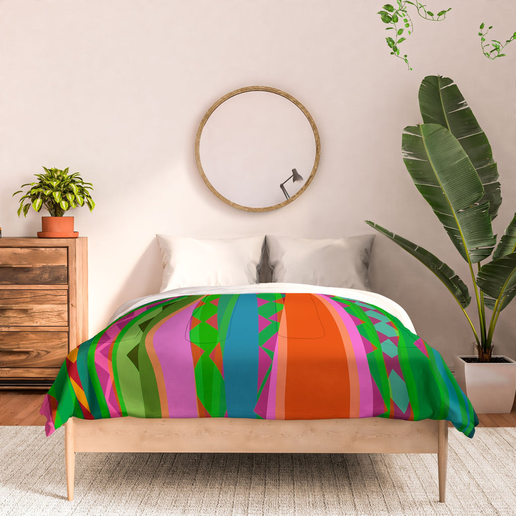 Mirimo Bazaar Brazil Green Comforter