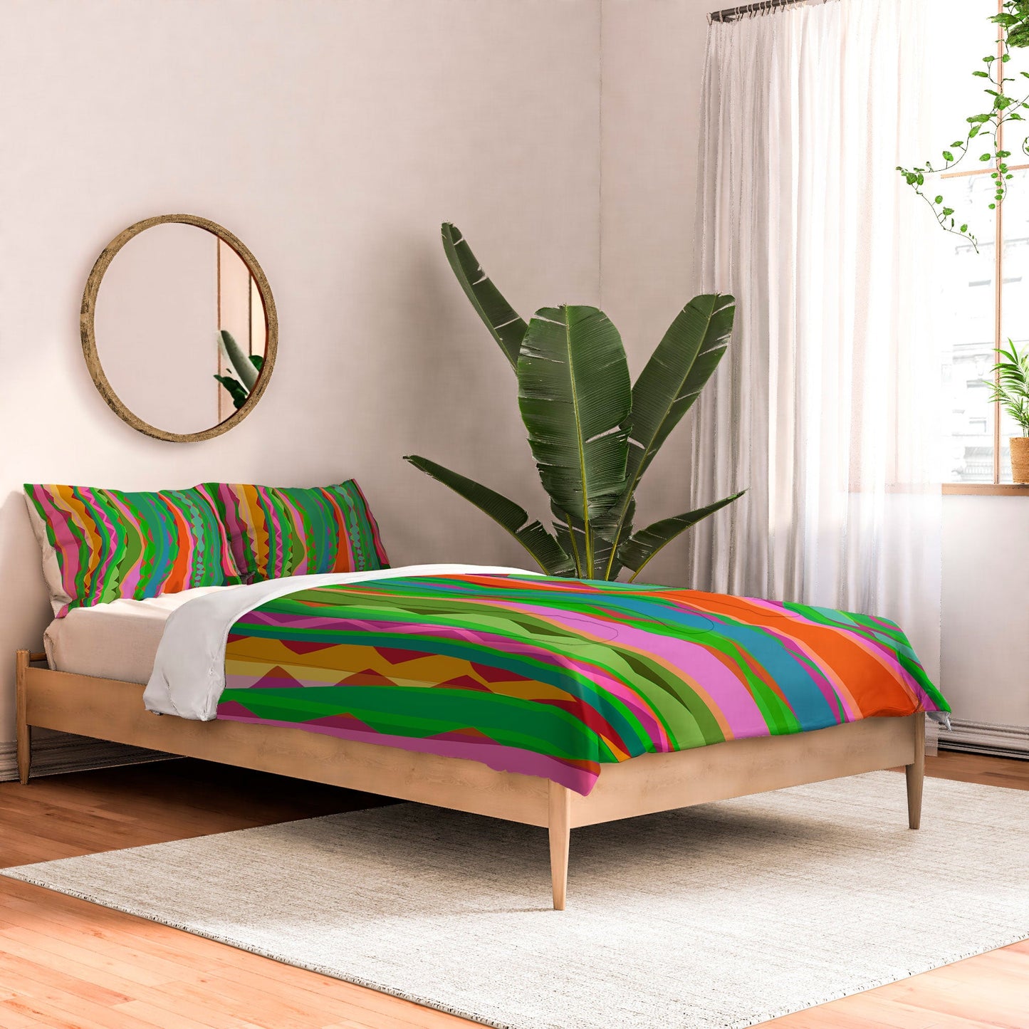 Mirimo Bazaar Brazil Green Comforter