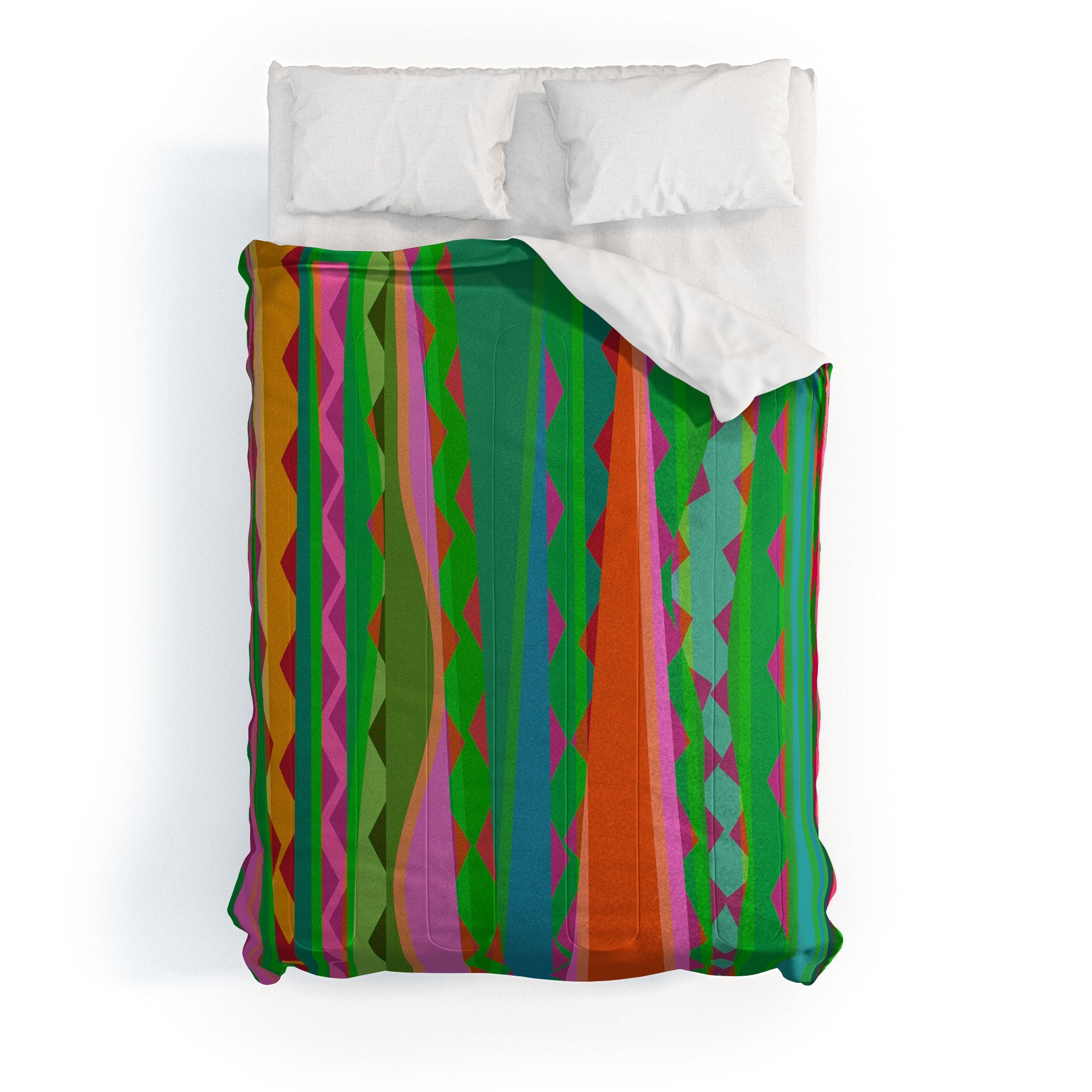 Mirimo Bazaar Brazil Green Comforter