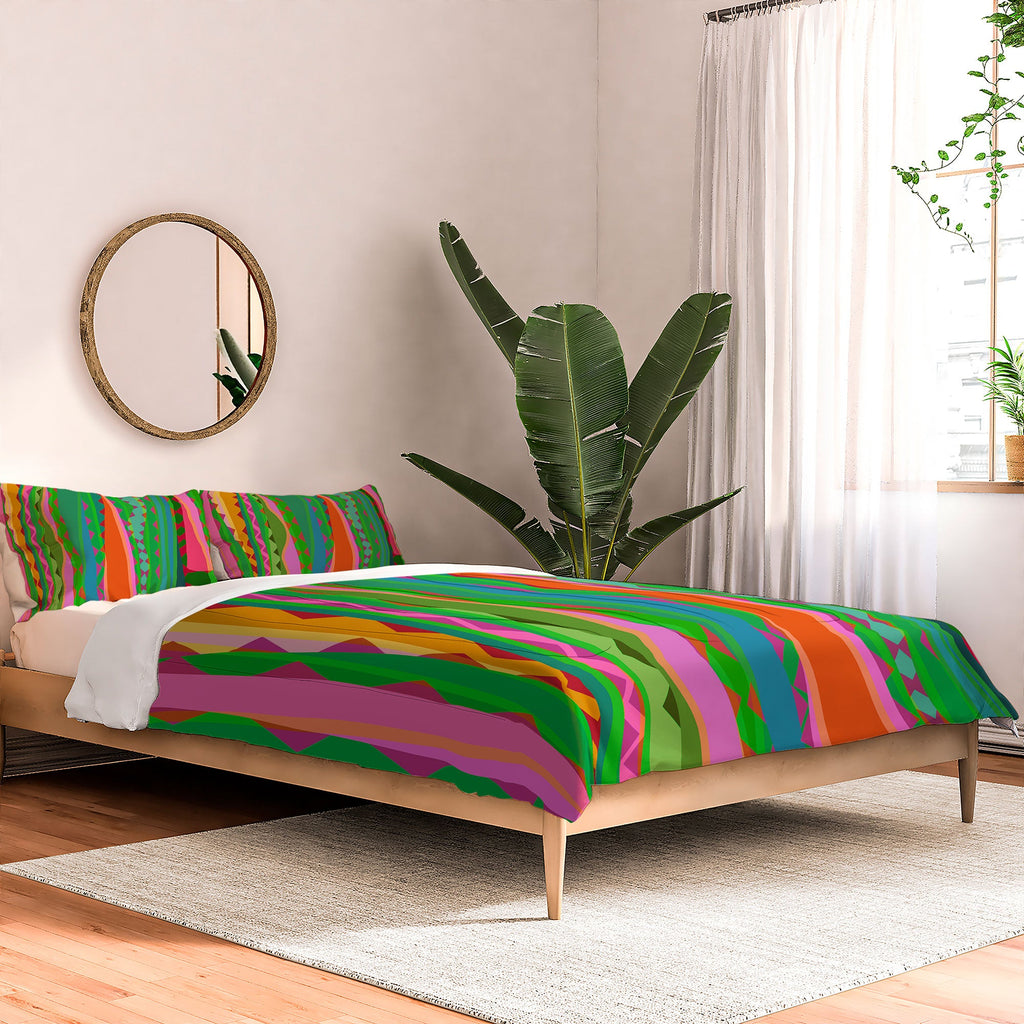 Mirimo Bazaar Brazil Green Comforter