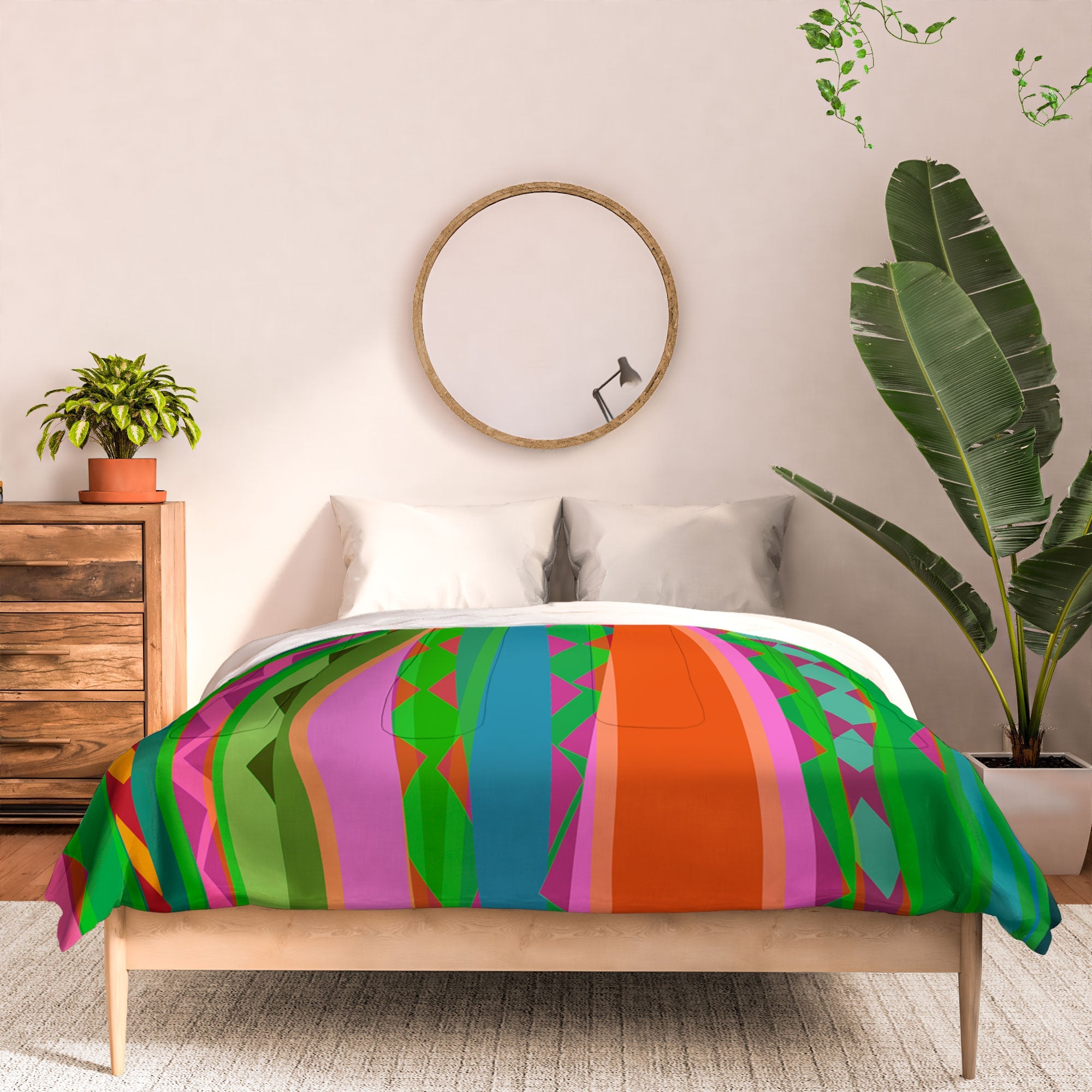 Mirimo Bazaar Brazil Green Comforter