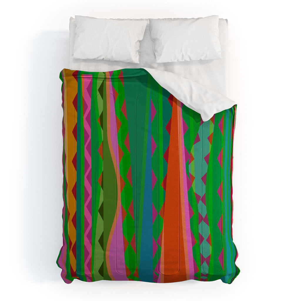 Mirimo Bazaar Brazil Green Comforter
