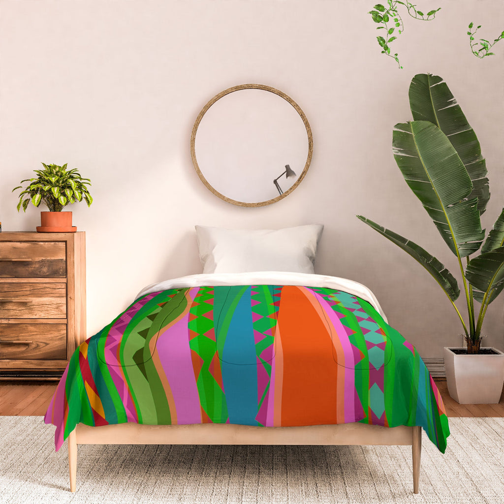 Mirimo Bazaar Brazil Green Comforter