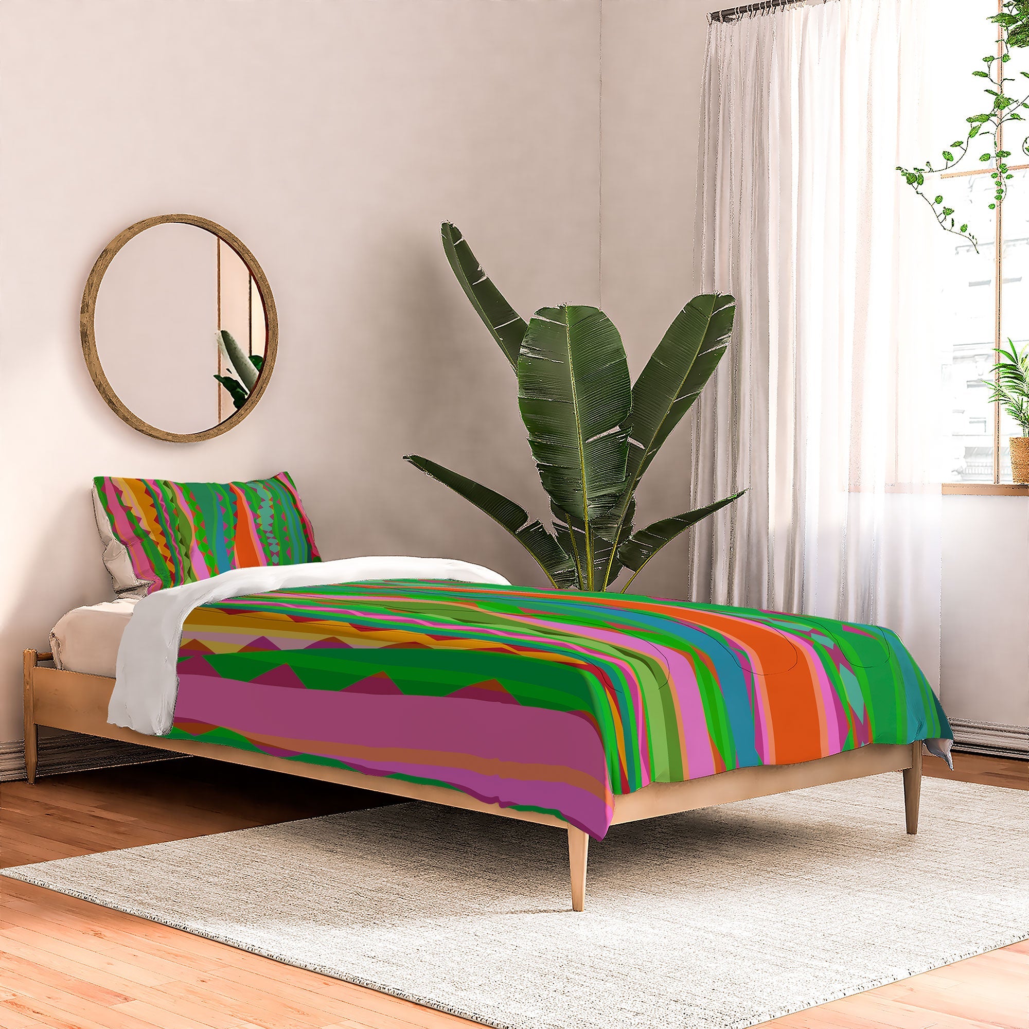 Mirimo Bazaar Brazil Green Comforter