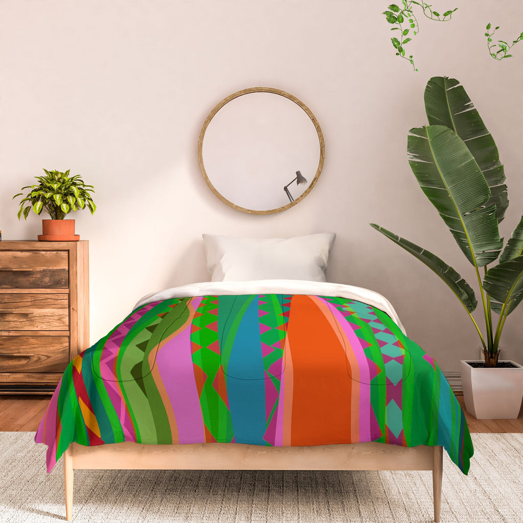 Mirimo Bazaar Brazil Green Comforter