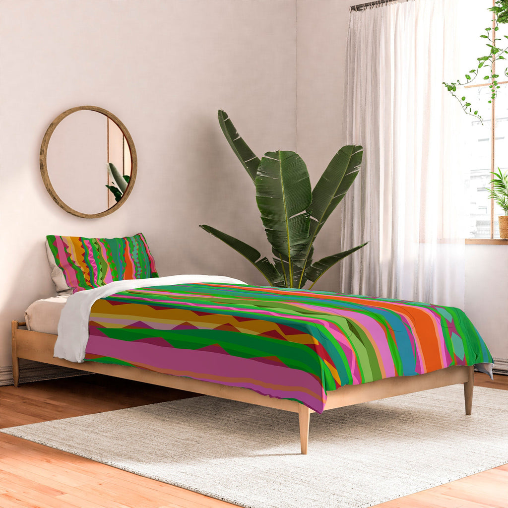 Mirimo Bazaar Brazil Green Comforter
