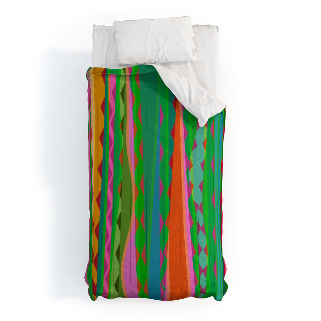 Mirimo Bazaar Brazil Green Comforter