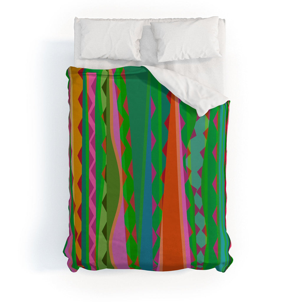 Mirimo Bazaar Brazil Green Duvet Cover