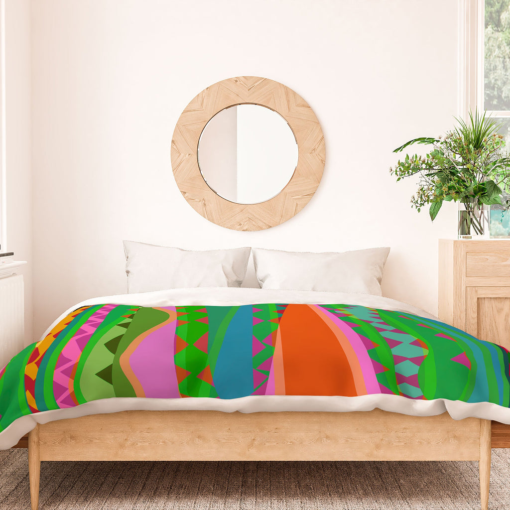 Mirimo Bazaar Brazil Green Duvet Cover