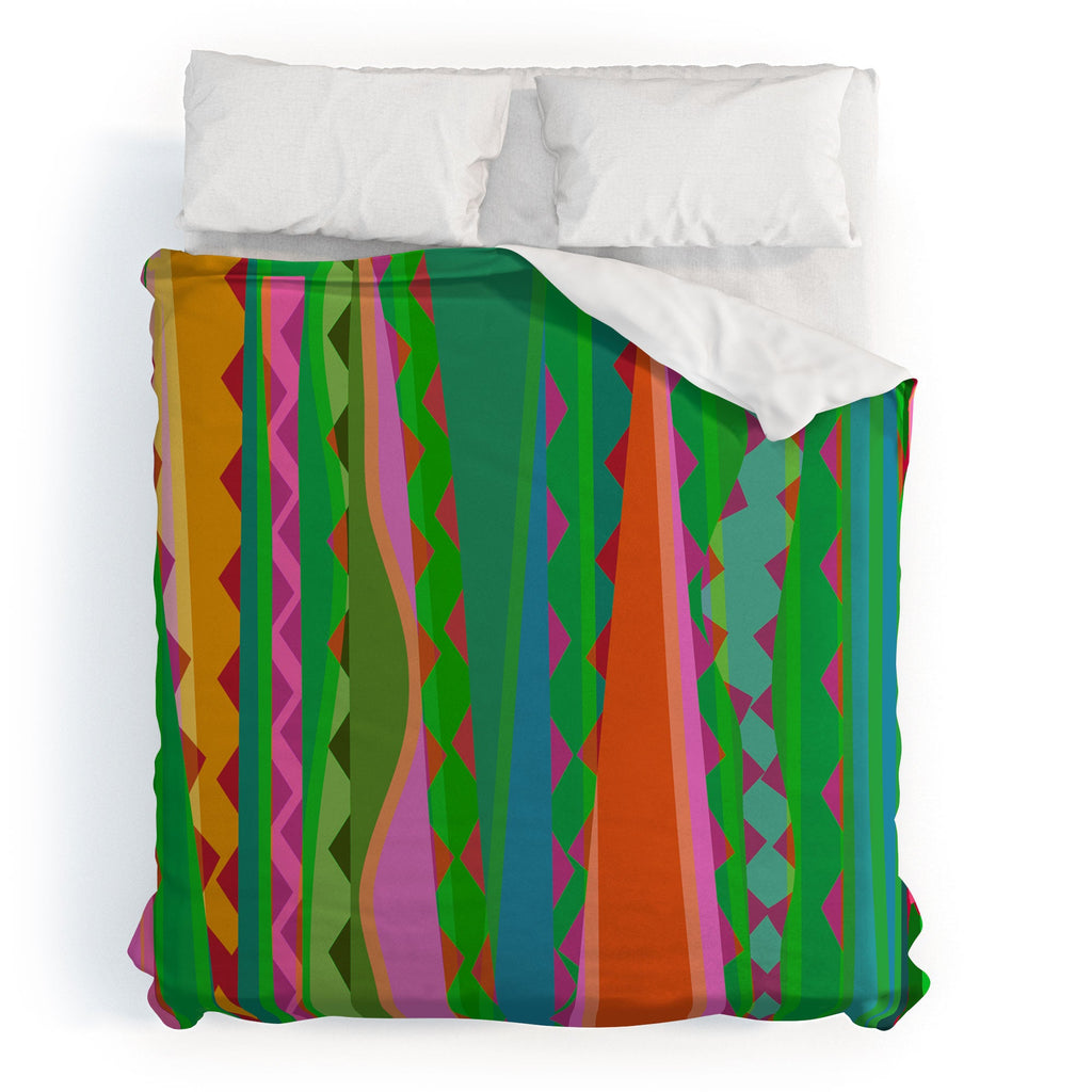 Mirimo Bazaar Brazil Green Duvet Cover